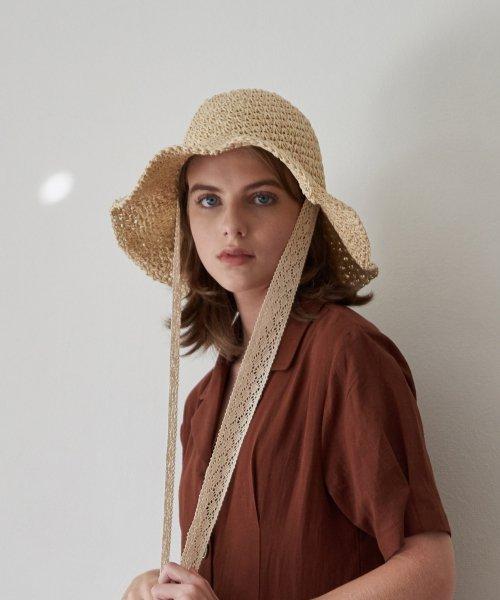 마드리드 라피아햇 (2컬러)