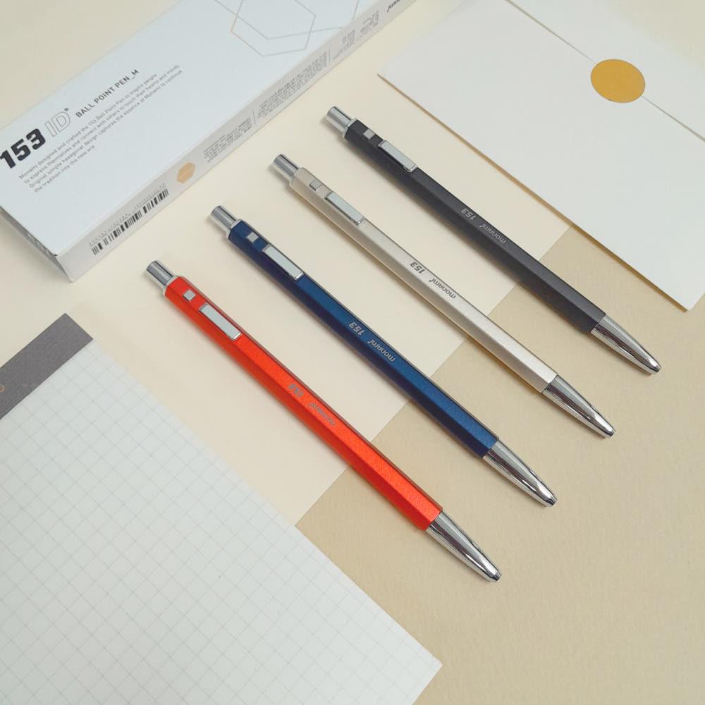모나미 153 아이디 고급 메탈 볼펜 각인 선물