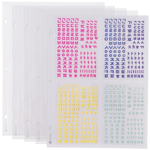 A4 4포켓 바인더 속지 10매