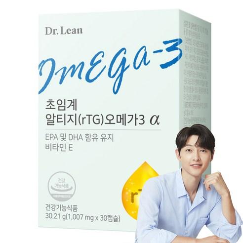 닥터린 초임계 알티지 rTG 오메가3 알파, 30정, 1개 - 오메가369 | 쿠팡