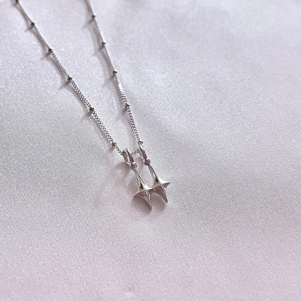 [샤이니 키님 착용] Double stars Necklace