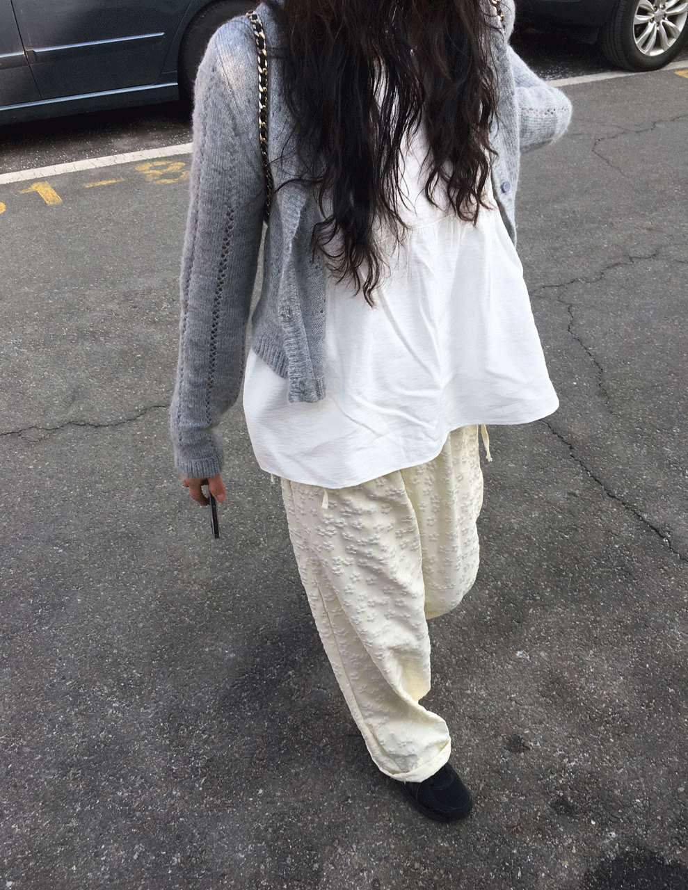 easy embo flower pants