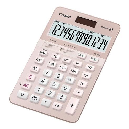 카시오 일반 계산기 JS-40B, 핑크, 1개 - 공학용계산기 | 쿠팡