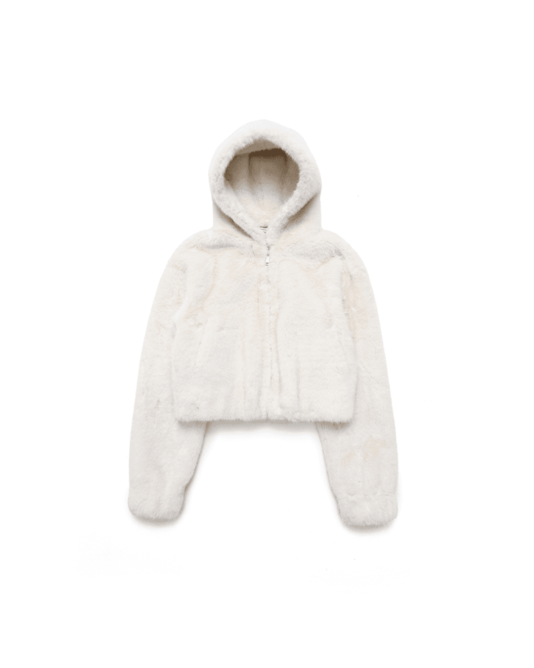 2차 Soft Fur Crop Jacket [IVORY]