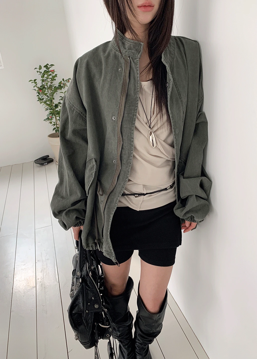 WASHING SHORT FIELD JACKET