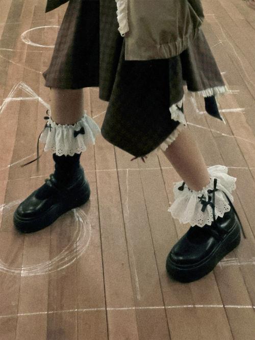 Lace bomb long loose Socks