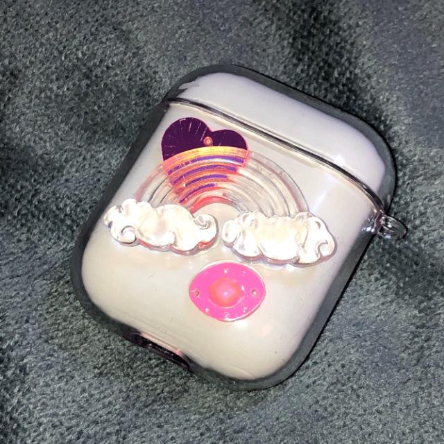 heart rainbow airpodcase
