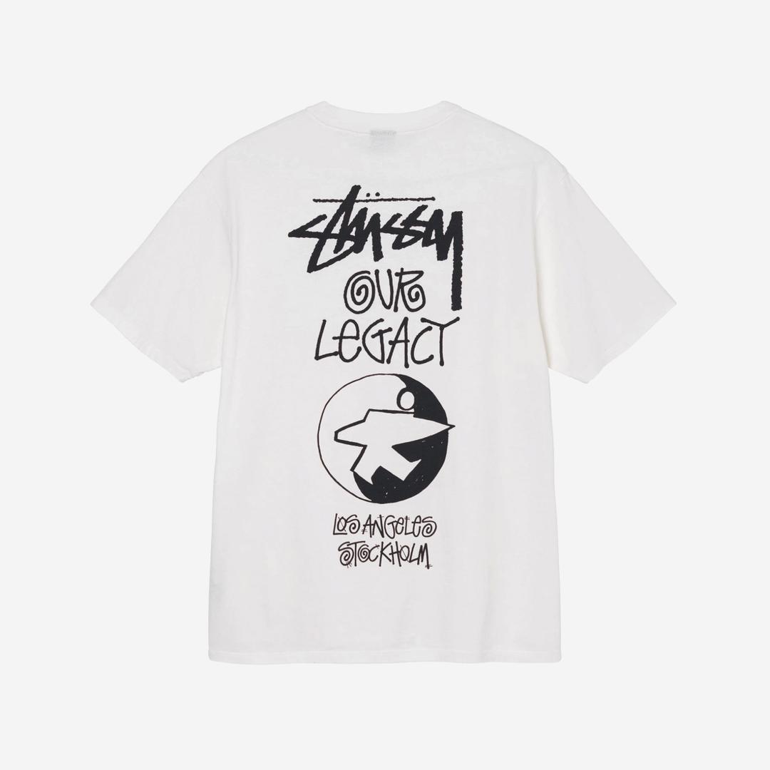 Stussy x Our Legacy Surfman Pig. Dyed T-Shirt Natural - 21FW