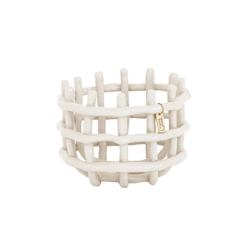 Ceramic basket