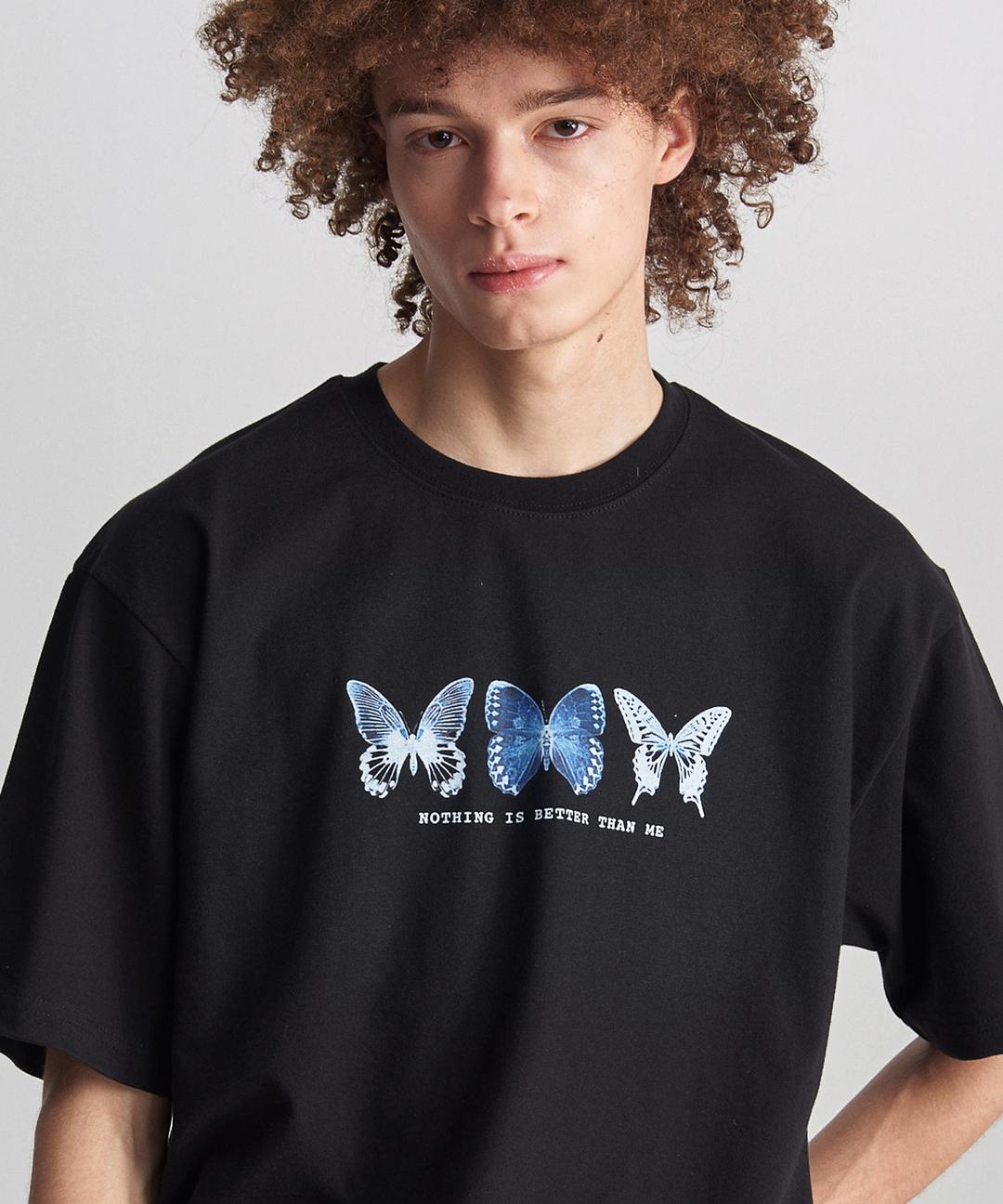 BUTTERFLY X-RAY T-SHIRTS_black