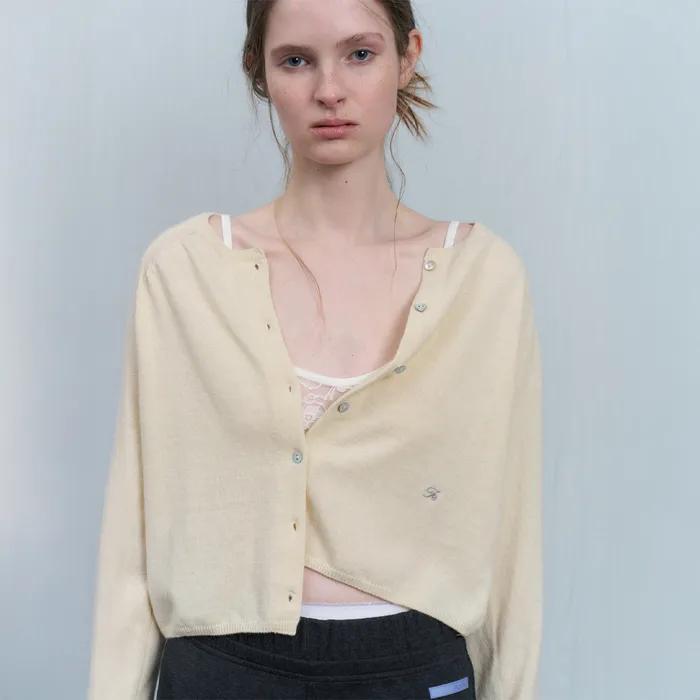 [9th] Some heart cardigan - yellow