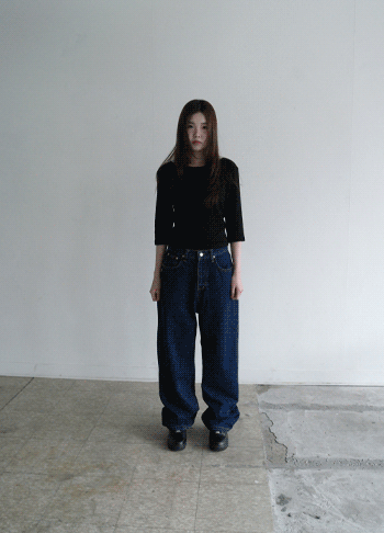 에프터먼데이 quarter boat-neck tee (6c)
