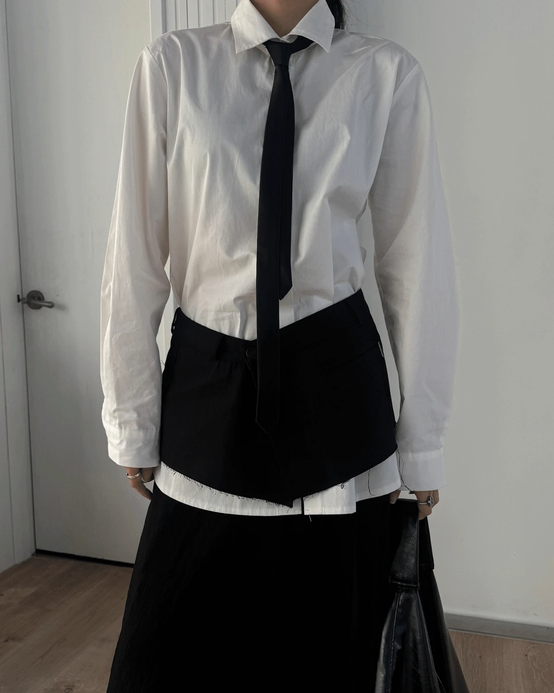 슬림 새틴 타이