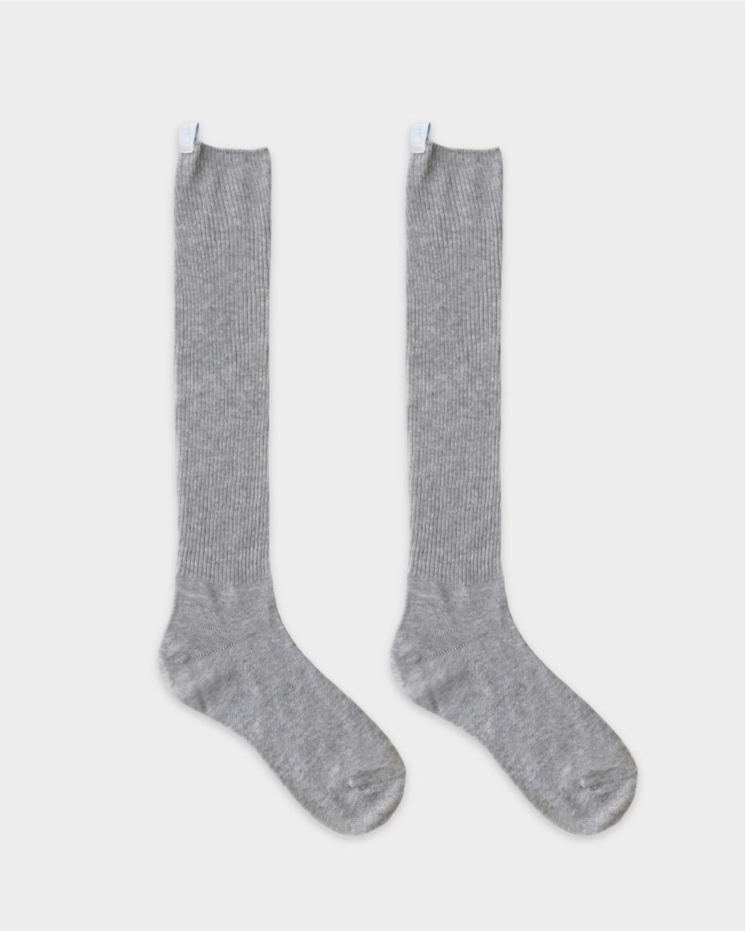 SUMMER KNEE SOCKS _ GRAY