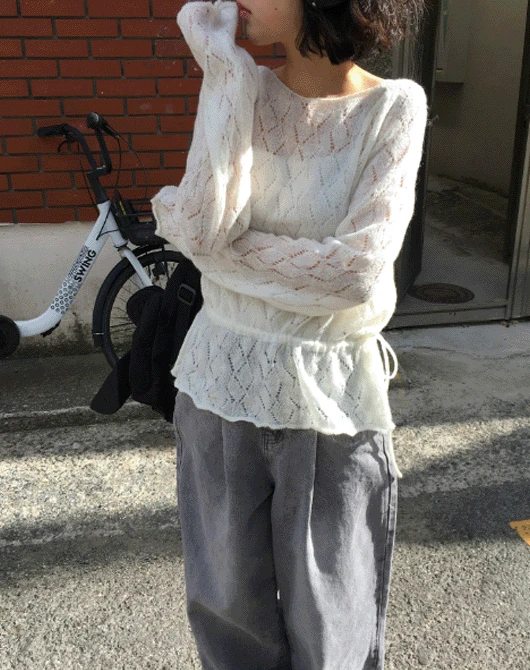 *여유주문*이븐 스카시 보트넥 알파카 knit (3color)