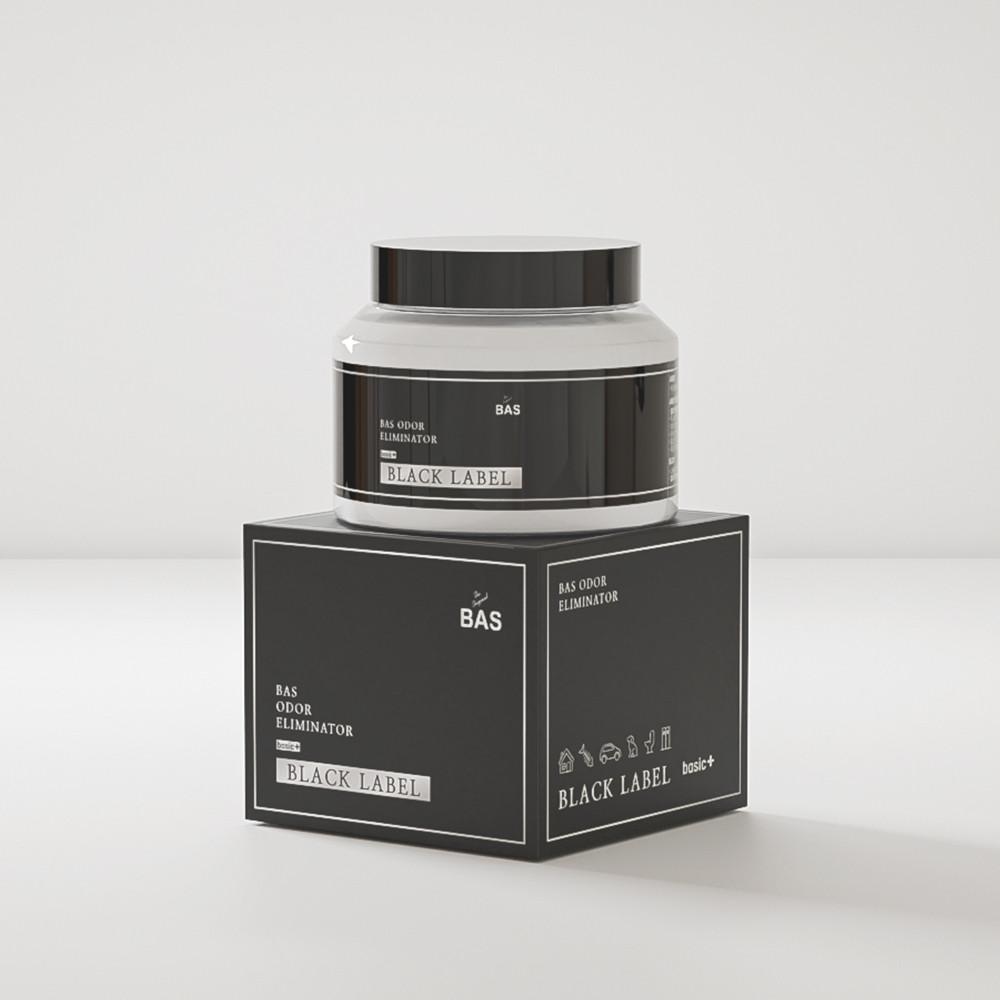 BAS 바스 탈취제 섬머린넨향 집안 냄새제거 방 화장실 베이직 플러스 블랙 라벨 350g