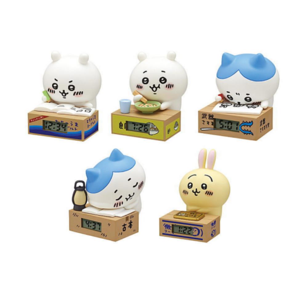 치이카와 골판지 시계 피규어 함께 힘내자 치이카와 하치와레 우사기