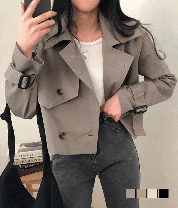 [무료배송] 봄이 오나봄, 숏 트렌치 자켓