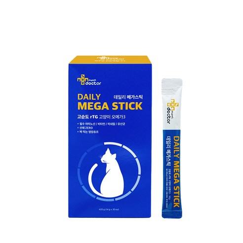 마이펫닥터 고양이 데일리 메가 스틱 영양제, 오메가3, 420g, 1개 - 건식사료 | 쿠팡