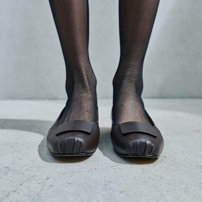 20mm Cleo Leather Plate Flat (3 Colors)