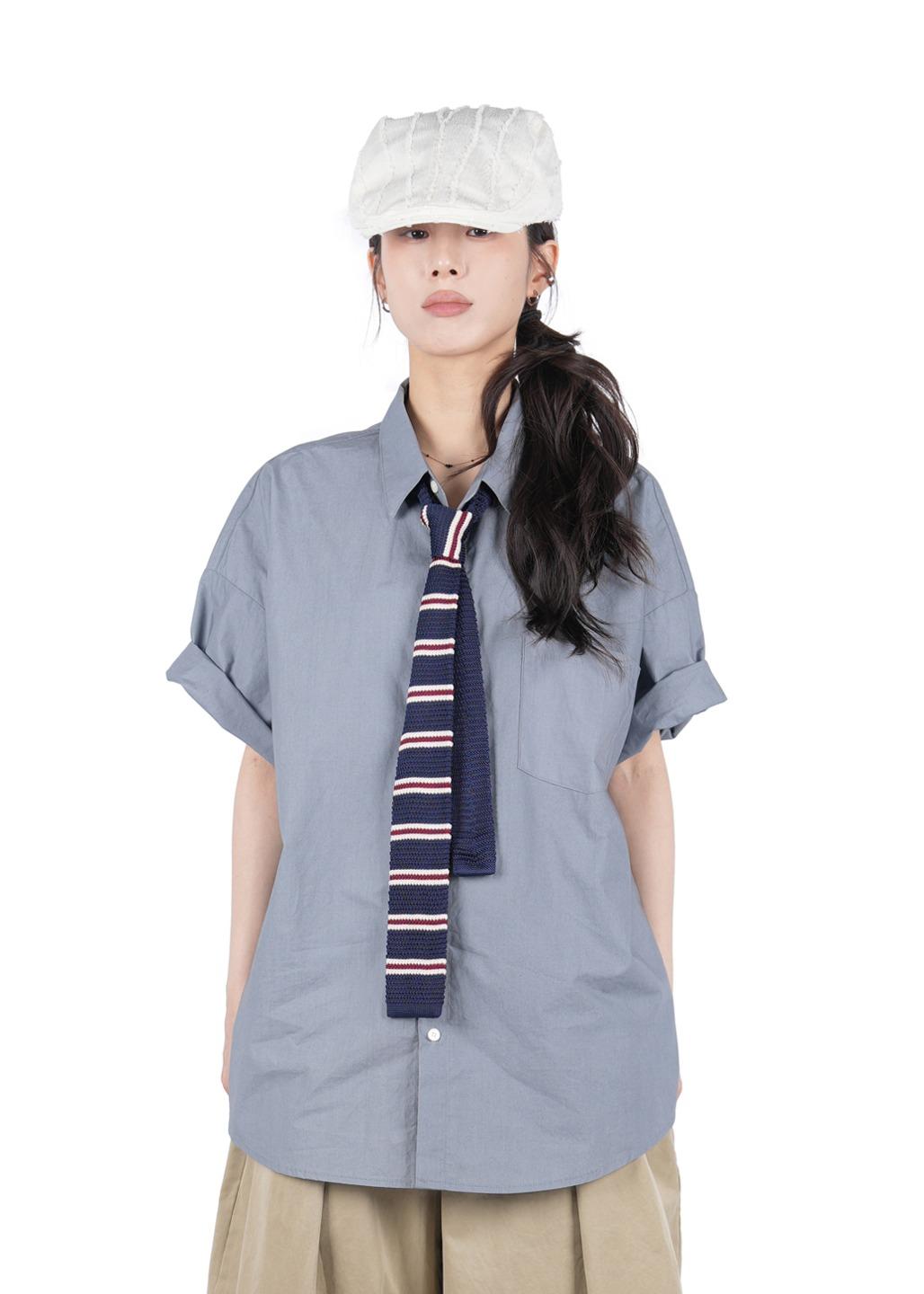 SOLID OVER HALF SHIRT