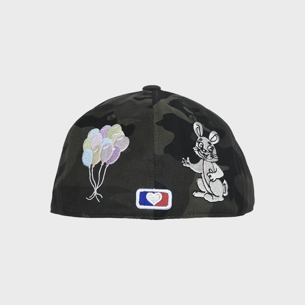 RABBIT EMBROIDERY CAP (CAMO)