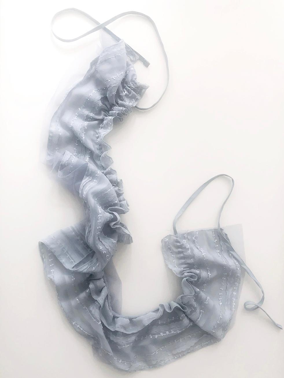 ruffle lace belt (3c)