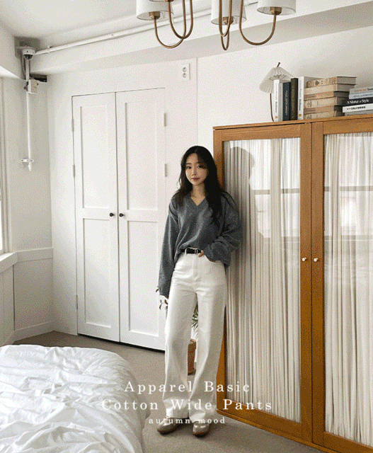 [롱,베이직,숏] 어패럴 베이직 와이드 팬츠(5color)