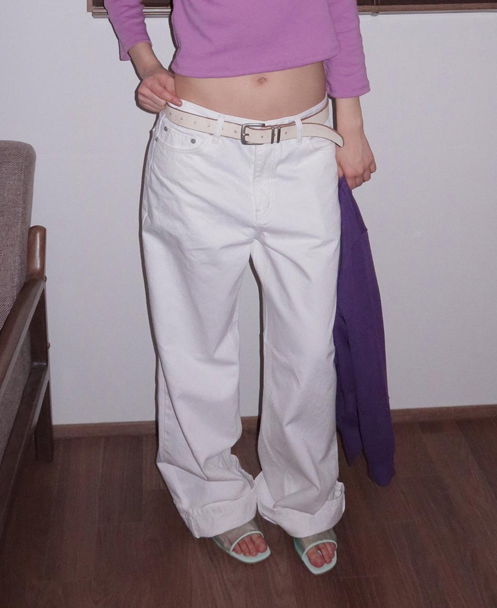 올리버 와이드 스트레이드 화이트진