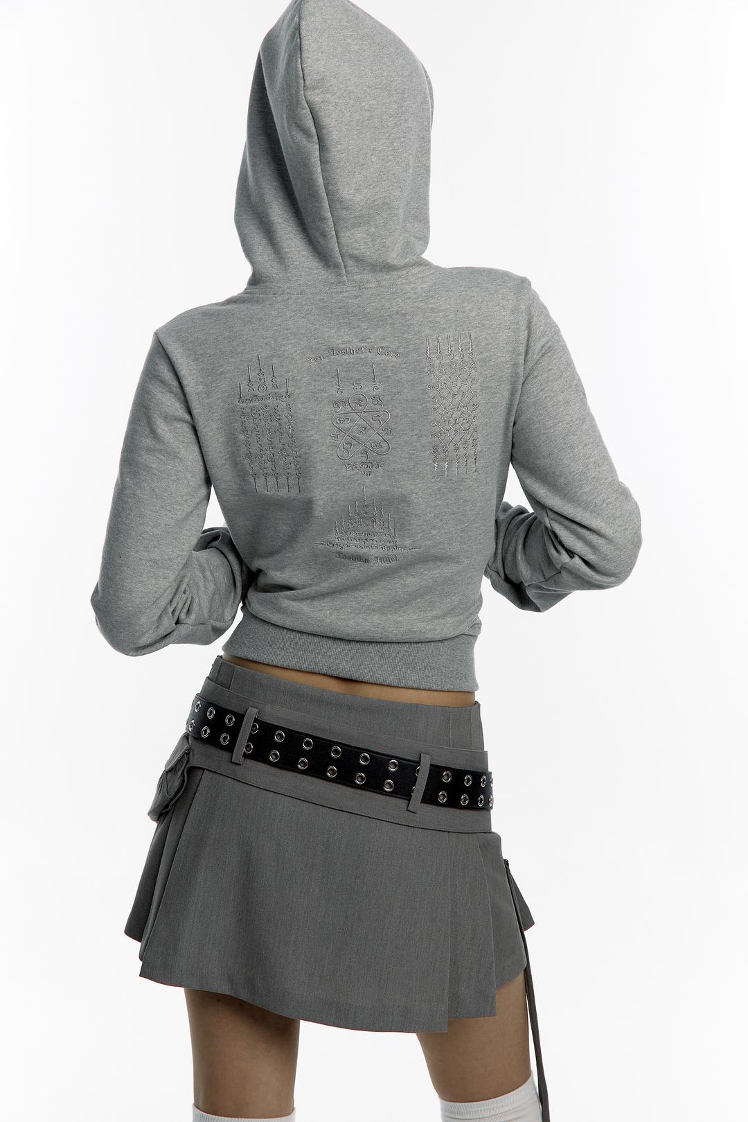Yantra Slim Hood Zip-up Gray