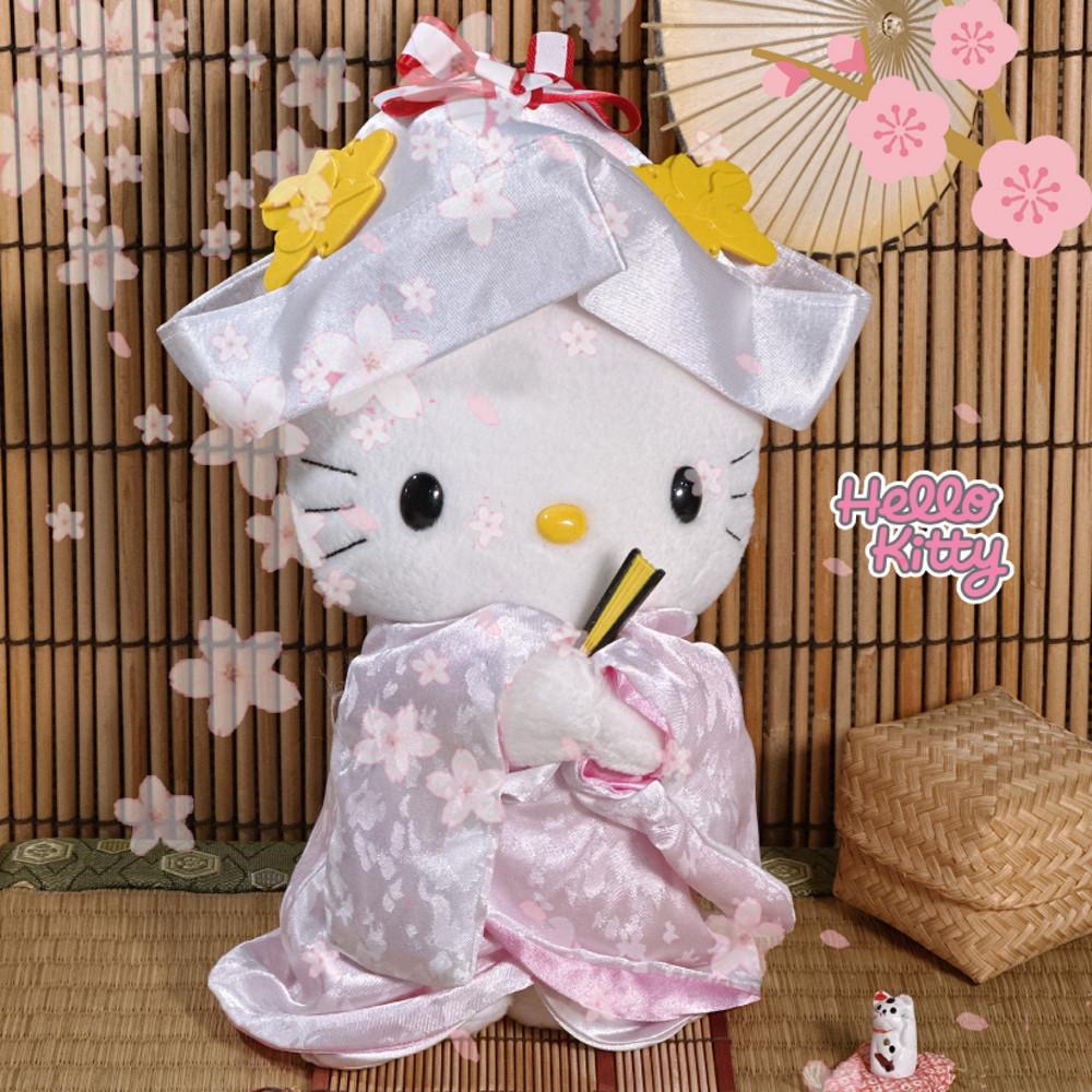 [SANRIO] 1999's 맥도날드 해피밀 x 헬로키티 시로무쿠 전통혼례 기모노 인형