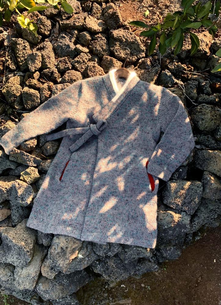 두루마기 코트 Durumagi Coat 뜨루마기 니트 한복 뜨개 도안 [세드나 니팅]