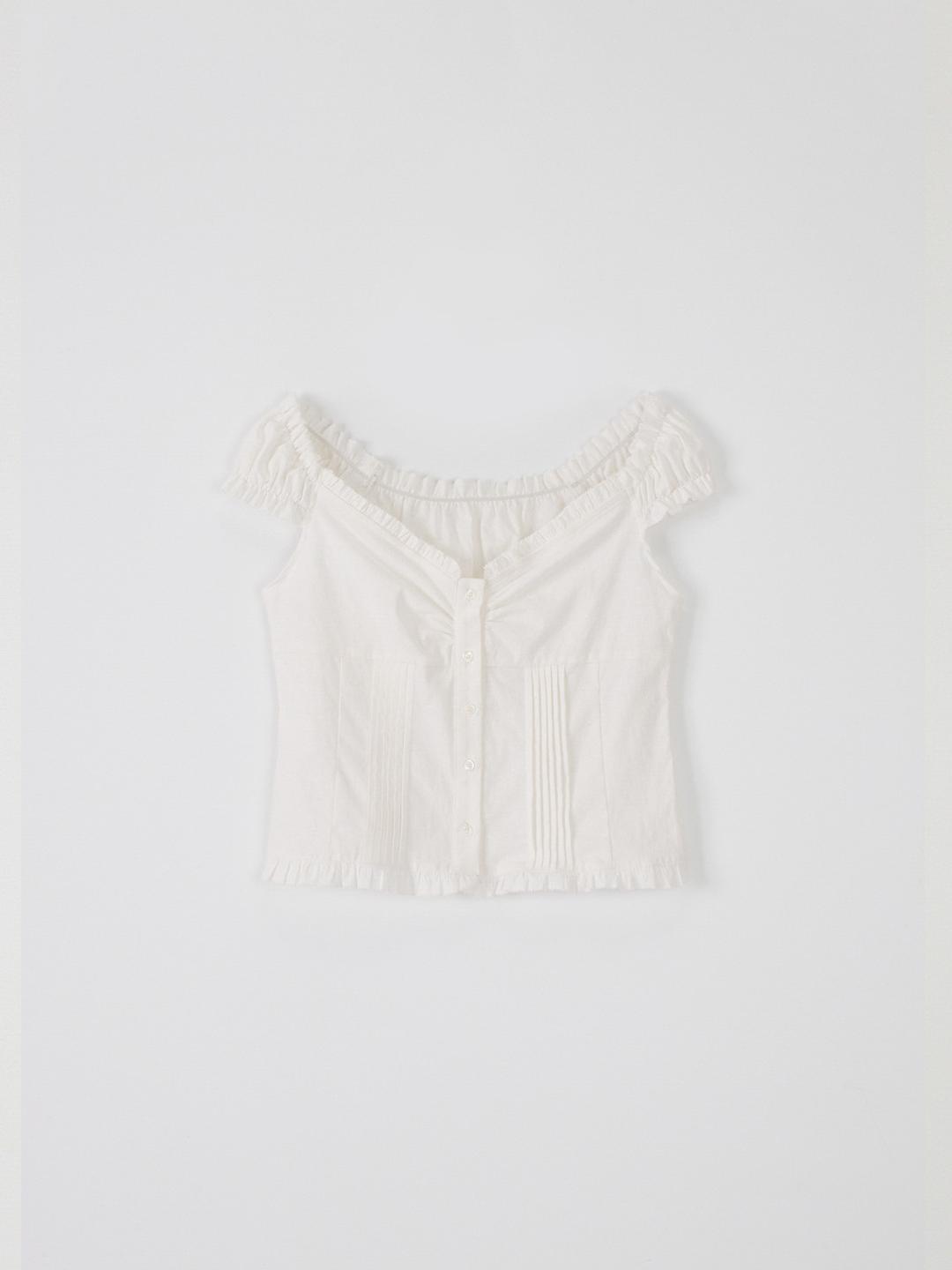Bonnie Pegoding Blouse - Ivory