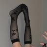 [ 3rd ] Falling rose knee socks (bl)