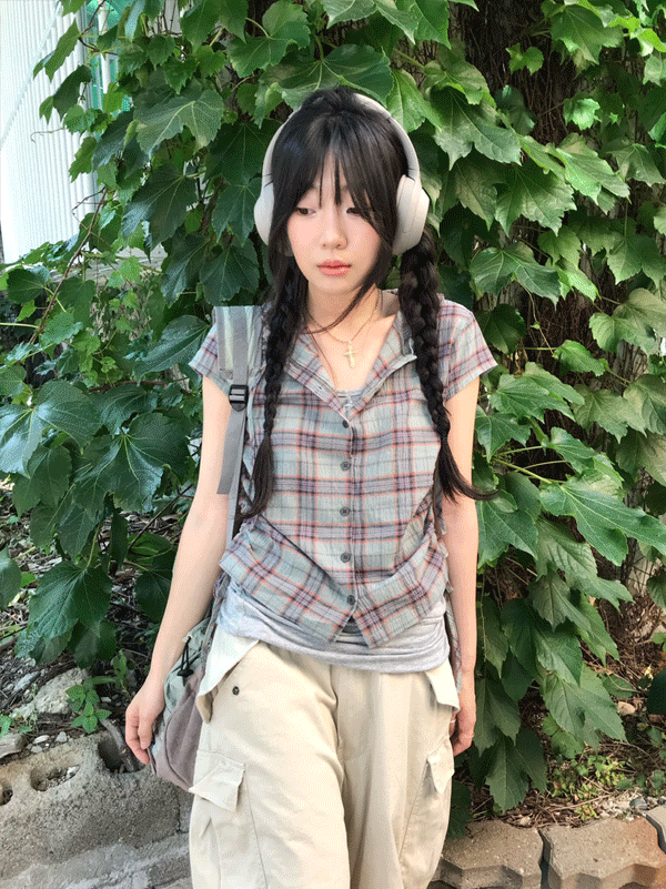 히피디피 hagumi check bl (3color)