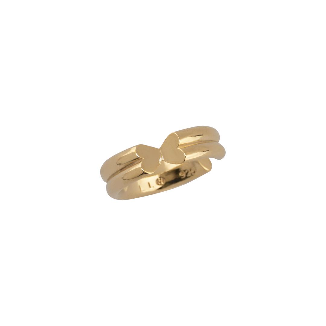 Apple Heart Earcuff_(Gold)