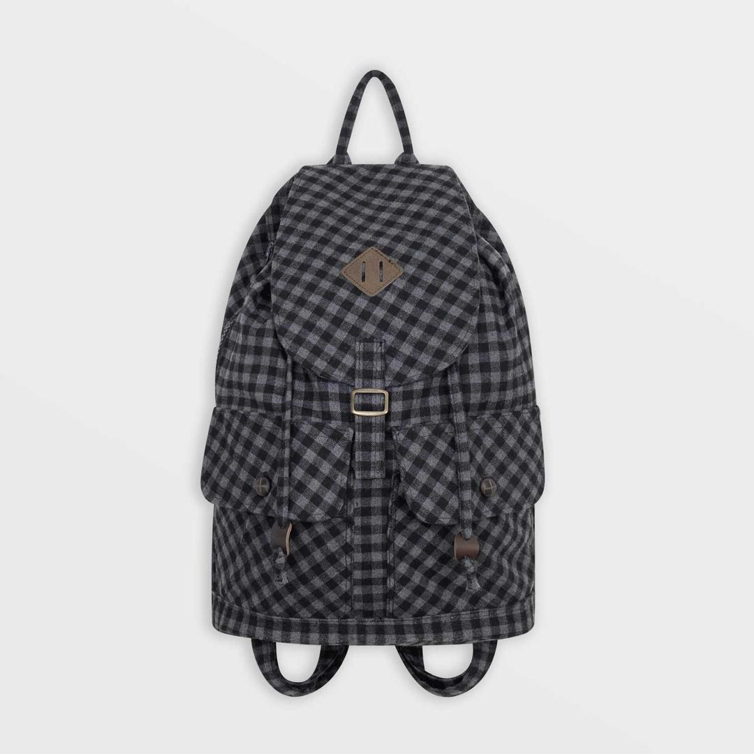 Journey Check Backpack (Black)