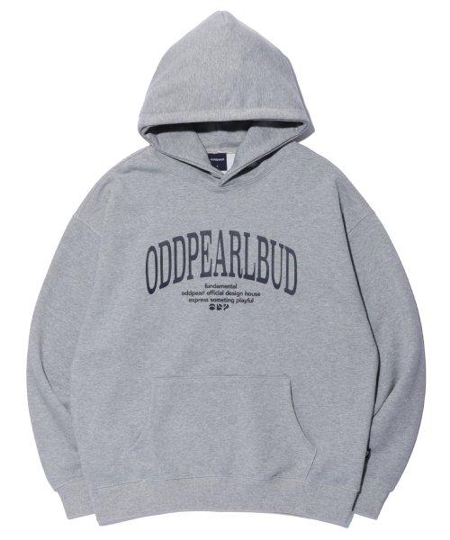 arc logo hoodie(grey)