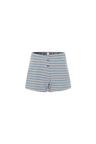 fluffy shorts blue