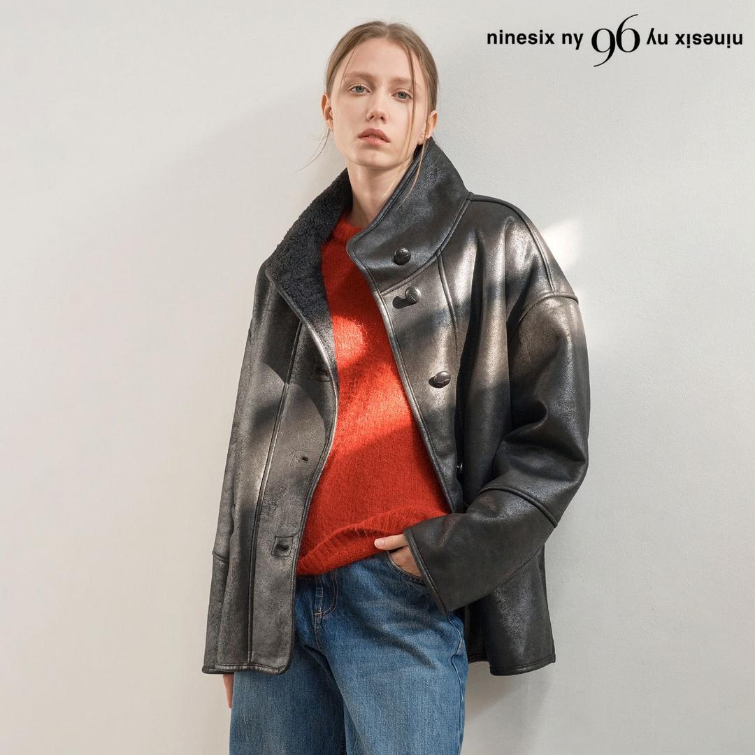 하이넥 버튼업 하프 자켓 (NP4JK006L0)