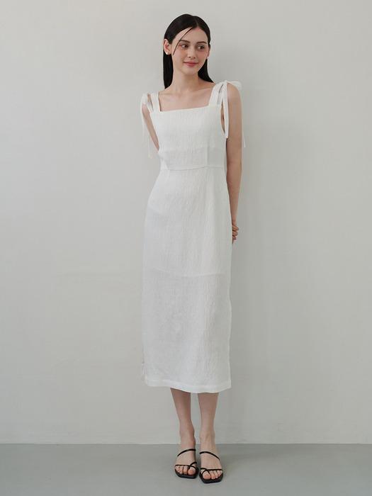 romantic ribbon sleeveless dress WH