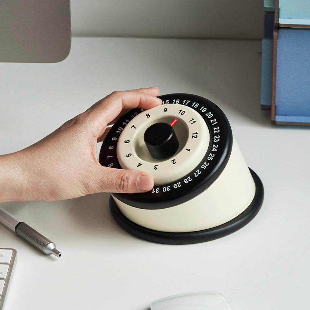 다이얼 만년달력 오브제 캘린더 빈티지 탁상달력