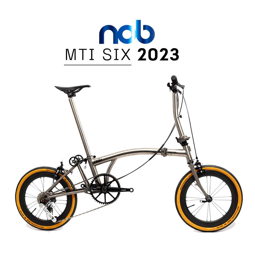 2023 NOB 엔오비 MTI 6 티타늄 미니벨로 자전거 16인치 접이식 자전거
