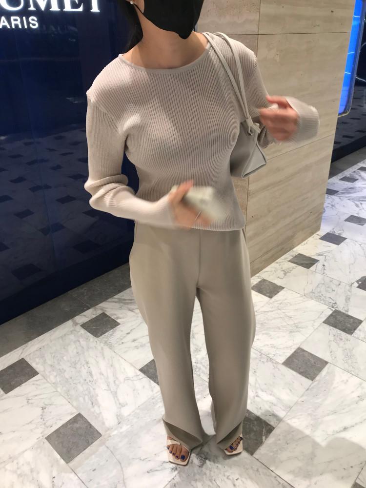 (당일) 시스루 썸머 니트(연베이지)