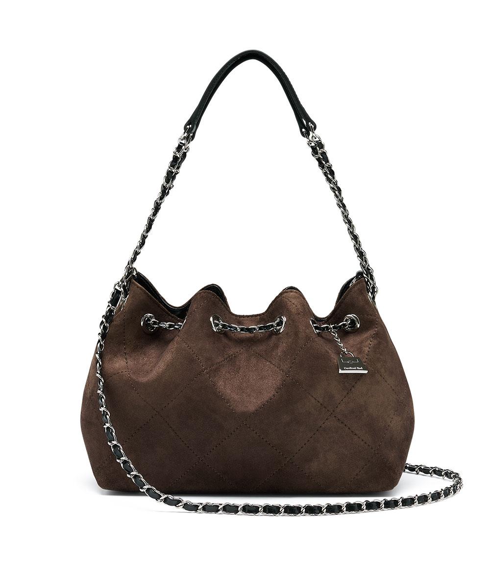Dimmie bag Suede  choco [12시 이전 결제 시 바로배송]