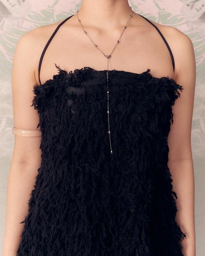 [SHEISMIAE] 美愛桃源 silver ball chain necklace (2-length)