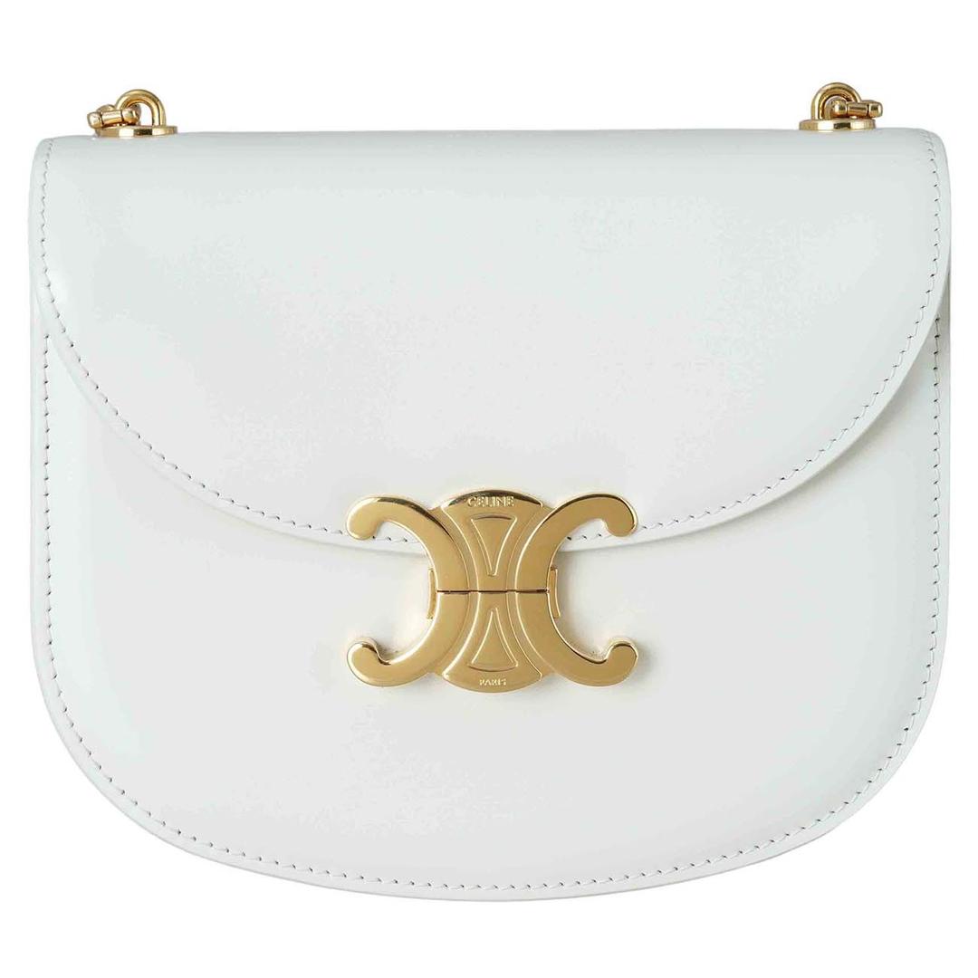 CELINE(USED)셀린느 트리오페 틴 베사체 체인 플랩백