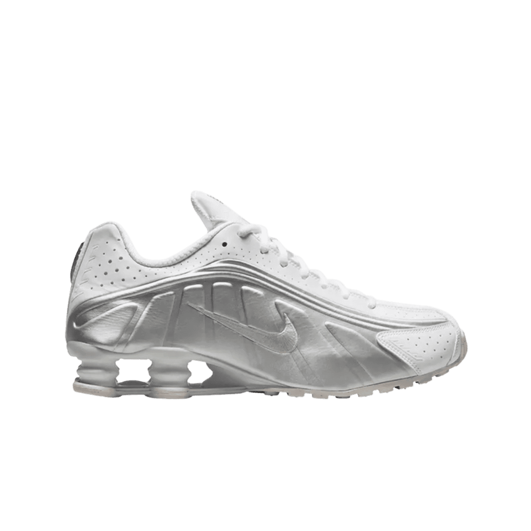 Nike Shox R4 White Bright Crimson