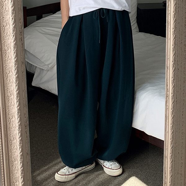 [무료배송]하이 와이드 벌룬 박시핏 조거 팬츠 - pt(남녀공용)