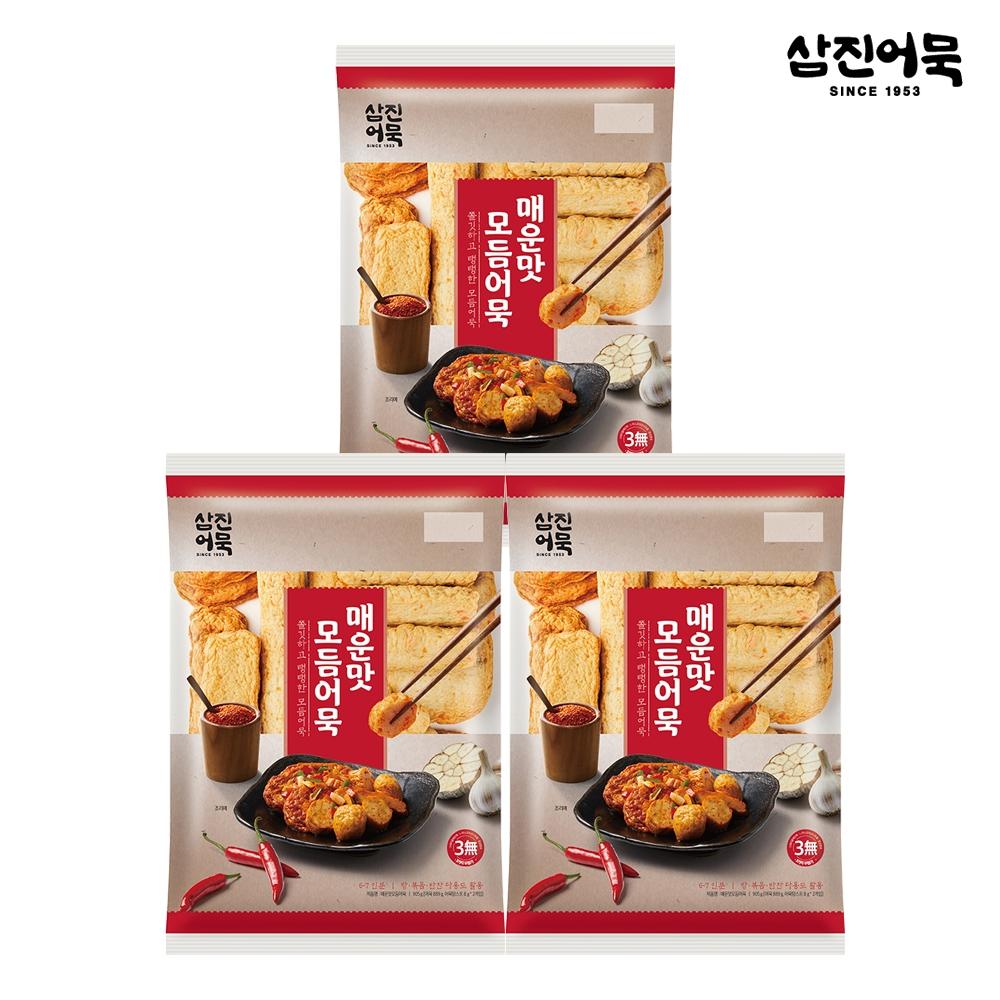 [삼진어묵] 매운모듬어묵 900g x 3개